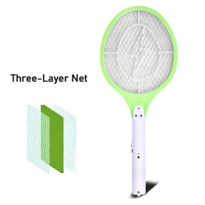 Rechargeable Handheld Electric Fly Swatter  Quality Assured Mosquito Killer Racket Bat with Charging Cable