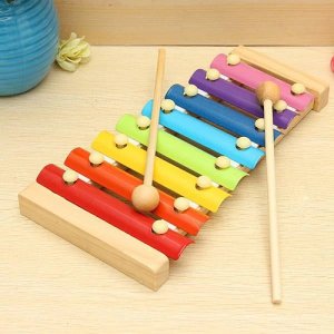 Colorful Melodies: Wooden Xylophone Musical Toy for Kids