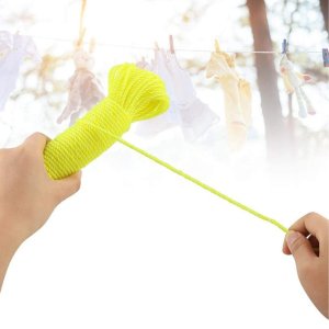 3METER HEAVYDUTY LAUNDRY DRYING CLOTHESLINE ROPE  FOR OUTDOOR CAMPING INDOOR CRAFTING AND ART PROJECTS