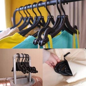 PORTABLE FOLDING TRAVEL HANGERS   FOR TRAVEL HOME AND FOLDABLE CLOTHES DRYING RACK