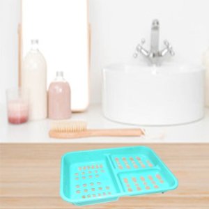 3IN1 BATHROOM SOAP HOLDER  PLASTIC CASE FOR STORING SOAP IN THE BATHROOM
