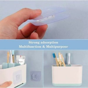 1PC CLEAR ADHESIVE MALE HOOK FOR VERSATILE ITEM HANGING