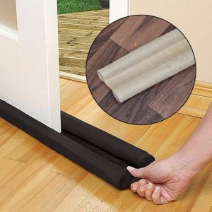 38 Inch Multipurpose Door Seal Draught Draft Guard Gap Sealer Bottom Sealing Strip for Insects Dust and Water Proof Guard for Energy Saving Noise Cancellation and Cooling Air