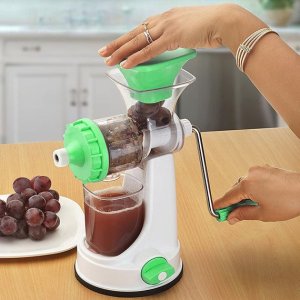 STAINLESS STEEL HANDLE MANUAL FRUIT AND VEGETABLE JUICER