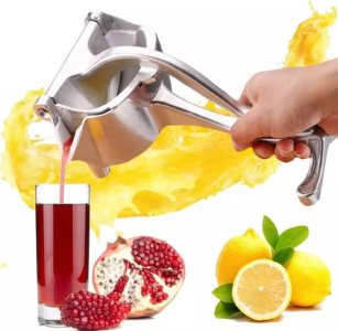 HANDOPERATED ALUMINUM AND STEEL FRUIT PRESS JUICER