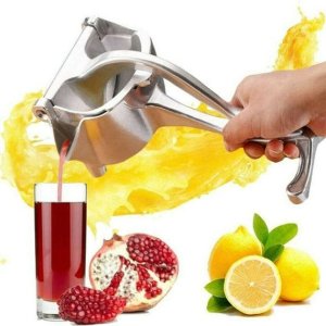 STURDY ALUMINUM ALLOY MANUAL FRUIT PRESS JUICER  EFFICIENT FRUIT HAND SQUEEZER