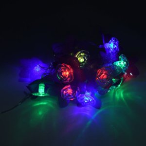 4METER FLOWER DESIGN INDOOR AND OUTDOOR FESTIVE LIGHTING MULTICOLOR 16 LIGHTS