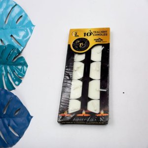 White candle set 10 pc perfect for gifts home room decorative candles