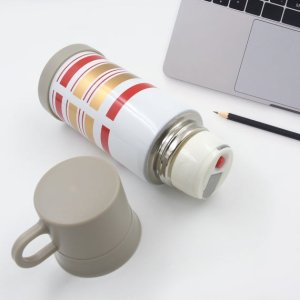 Thermos stainless steel water bottle double walled vacuum cup