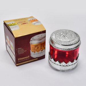 Dry fruit storage box diamond design container