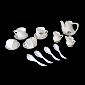 Tickles Tea and Coffee Kitchen Toy Set for Kids Boys & Girls 15Piece Plastic Playset