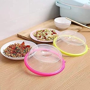 Microwave oven dish cover air tight splatter guard dishwasher safe