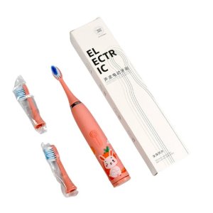 Battery operated electric toothbrush for deep cleaning adults & teens extra brush heads