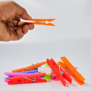 Multi purpose plastic clothes 144 pc clips for drying