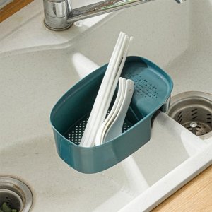 Kitchen dish drainer & drying rack sink basket organizer