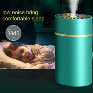 Small bedroom humidifiers with colorful lights mini desk car humidifier