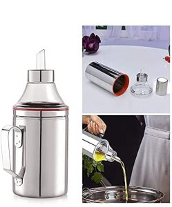 Stainless Steel Oil  Dispenser with Handle -net Quantity :1000ml-1 Litre