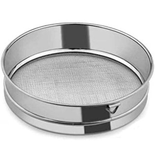 Stainless Steel Atta  Chalni Size -5-12(Set of 8 pcs)