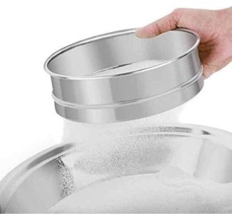 Stainless Steel Atta  Chalni Size -5-12(Set of 8 pcs)