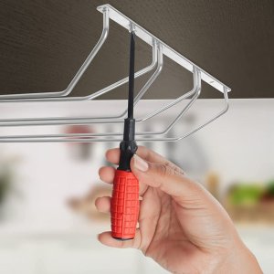 Stainless Steel Wine Upside Down Glass Holder Rack for Baar & Mutiuse Rack