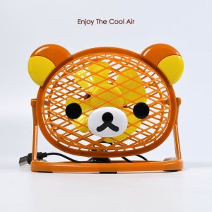 Adjustable teddy bear portable usb fan