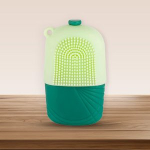 Face ice roller & scrubber face massager for glowing skin