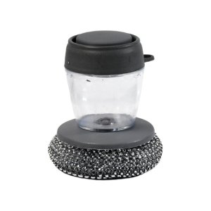 Soap dispensing palm brush washing liquid dish brush with dispenser utensil cleaning