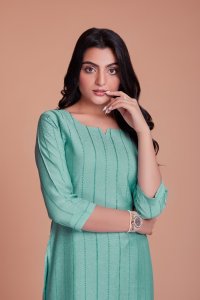 Viscose Stylish Kurti and Pant Set Regular Wear Collections