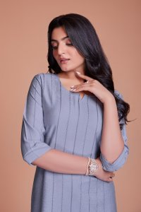 Viscose Stylish Kurti and Pant Set Regular Wear Collections