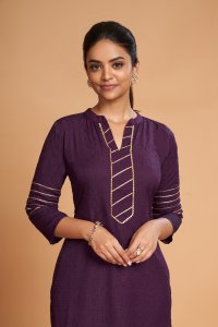 BSY Silk Fabric Regular Wear Kurtis