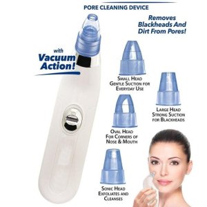Blackhead whitehead extractor 4 in 1 vacuum suction tool