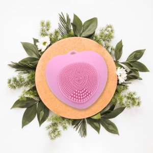 Waterproof face wash brush exfoliating silicone facial scrubber