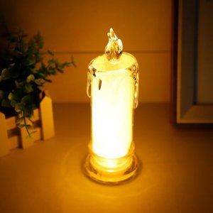 White led flameless candles battery operated pillar candles