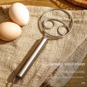 Stainless steel dough whisk perfect baking & kitchen tool
