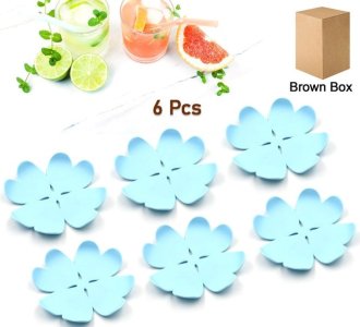 Heat resistant coasters for glasses & mugs 6 pc set