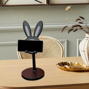 Cute bunny phone stand adjustable desk holder easter gifts