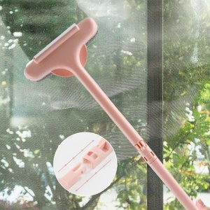 Window cleaning brush 2 in 1 multifunctional kit