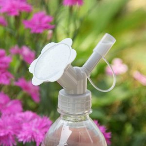 Bottle cap sprinkler 2-in-1 dual head watering spout