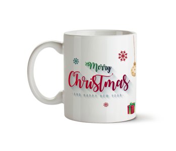 Christmas Special Both Side Printed Ceramic Mugs for Gifts