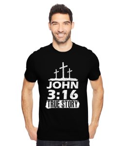 True Story John 3:16 Christmas Gospel T- shirt for Men & Women