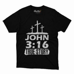 True Story John 3:16 Christmas Gospel T- shirt for Men & Women