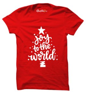 Joy to the World Christmas T- shirt for Men & Women