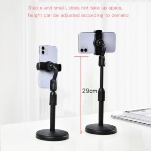 Adjustable mobile stand for table desktop phone holder