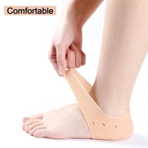 Silicon gel heel moisturizing socks foot care for men & women