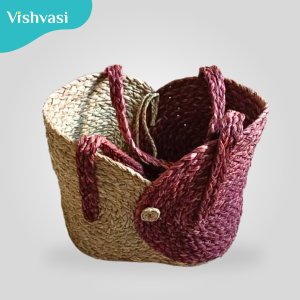 Handmade sabai grass hand bag for office & market