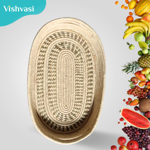 Handmade Sabai Grass Fruit Bread Tray