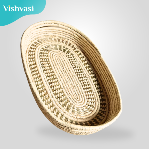 Handmade Sabai Grass Fruit Bread Tray