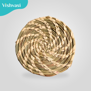 Handmade sabai grass coaster table mat