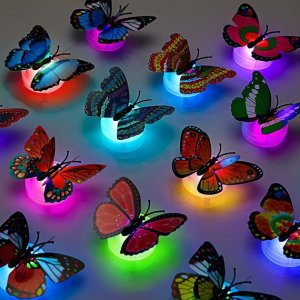Introducing the butterfly 3D night lamp a magical addition to your drawing room or lobby 1 PC