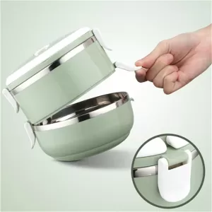 The Multi-Layer Stainless Steel Hot Lunch Box (2 Layers)